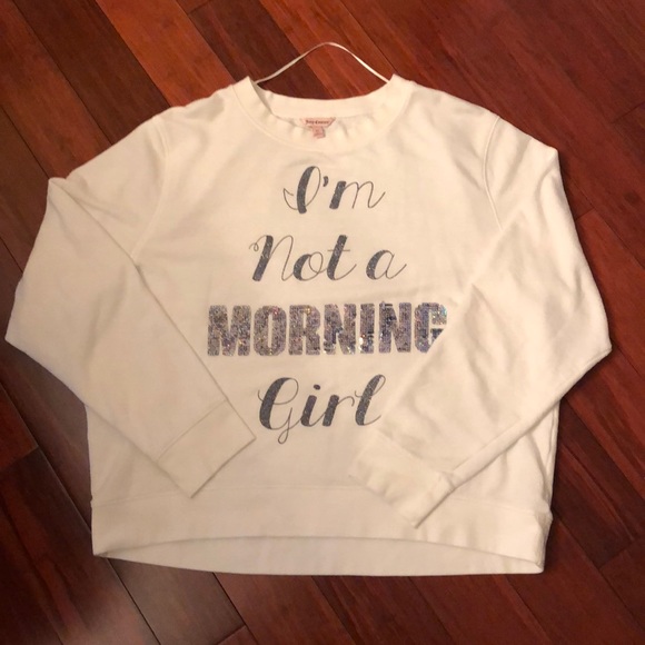 Juicy Couture Sweaters - Juicy Couture I’m not a morning girl” Sweater
